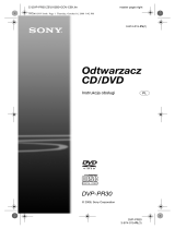 Sony DVP-PR30 Instrukcja obsługi