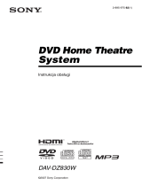 Sony DAV-DZ830W Instrukcja obsługi