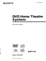 Sony DAV-DZ300 Instrukcja obsługi