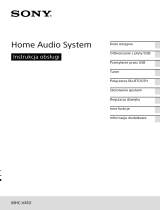 Sony MHC-V41D Instrukcja obsługi