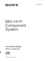 Sony MHC-EC68USB Instrukcja obsługi