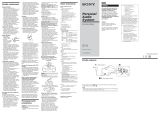 Sony ZS-X1 Instrukcja obsługi