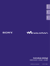 Sony NWZ-E438F Instrukcja obsługi