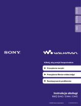 Sony NWZ-E444 Instrukcja obsługi