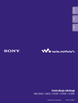 Sony NW-S603 Instrukcja obsługi