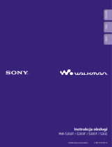 Sony NW-S203F Instrukcja obsługi