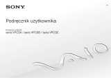 Sony VPCSE2C5E Instrukcja obsługi