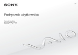 Sony VPCY11V9E Instrukcja obsługi