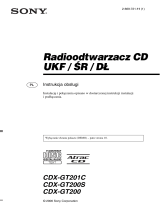 Sony CDX-GT201C Instrukcja obsługi