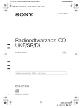 Sony CDX-GT33U Instrukcja obsługi