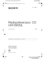 Sony CDX-GT434U Instrukcja obsługi