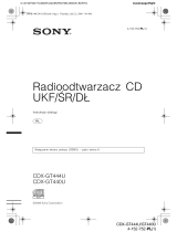 Sony CDX-GT440U Instrukcja obsługi