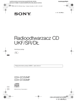 Sony CDX-GT252MP Instrukcja obsługi