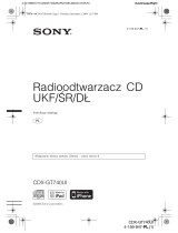 Sony CDX-GT740UI Instrukcja obsługi