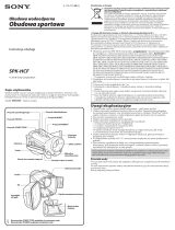 Sony SPK-HCF Instrukcja obsługi