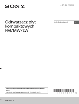 Sony WX-800UI Instrukcja obsługi