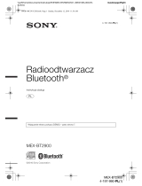 Sony MEX-BT2900 Instrukcja obsługi
