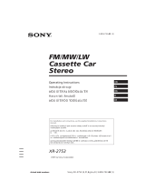 Sony XR-2753 Instrukcja obsługi