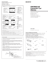 Sony XR-C503 Instrukcja obsługi