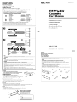 Sony XR-C6220R Instrukcja instalacji