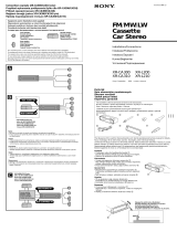 Sony XR-CA300 Instrukcja instalacji