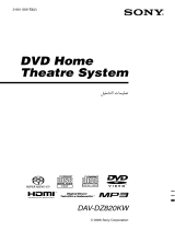 Sony DAV-DZ820KW Instrukcja obsługi
