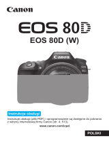 Canon EOS 80D Instrukcja obsługi