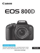 Canon EOS 800D Instrukcja obsługi