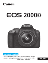 Canon EOS 2000D Instrukcja obsługi