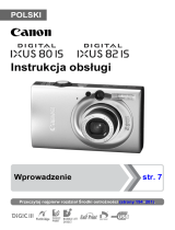 Canon Digital IXUS 80 IS instrukcja