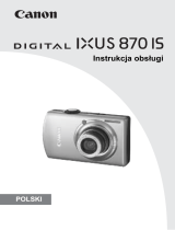 Canon Digital IXUS 870 IS instrukcja