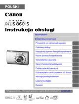 Canon Digital IXUS 860 IS instrukcja