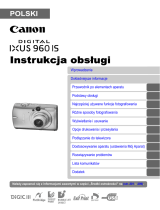 Canon Digital IXUS 960 IS instrukcja