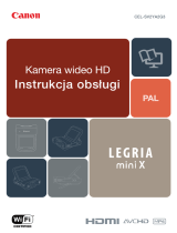 Canon LEGRIA mini X Instrukcja obsługi