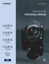 Canon LEGRIA FS22 Instrukcja obsługi
