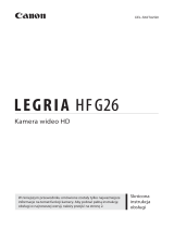 Canon LEGRIA HF G26 instrukcja