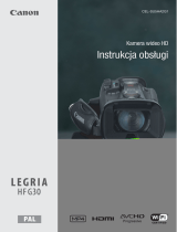 Canon LEGRIA HF G30 Instrukcja obsługi