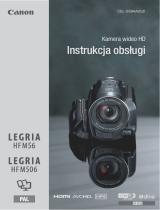 Canon LEGRIA HF M506 Instrukcja obsługi