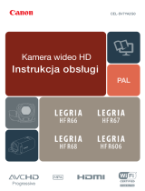 Canon LEGRIA HF R606 Instrukcja obsługi