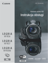 Canon LEGRIA HF R56 Instrukcja obsługi