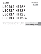 Canon LEGRIA HF R86 Skrócona instrukcja obsługi