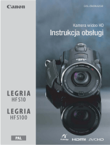 Canon LEGRIA HF S10 Instrukcja obsługi