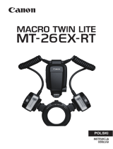 Canon Macro Twin Lite MT-26EX-RT Instrukcja obsługi