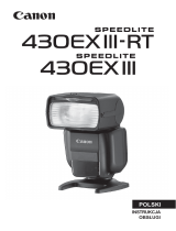 Canon Speedlite 430EX III-RT Instrukcja obsługi