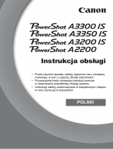 Canon PowerShot A3300 IS Instrukcja obsługi