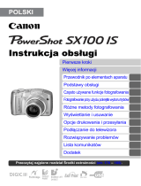 Canon PowerShot SX100 IS instrukcja