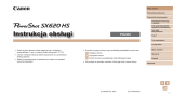 Canon PowerShot SX620 HS Instrukcja obsługi