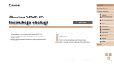 Canon PowerShot SX540 HS Instrukcja obsługi