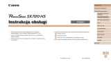 Canon PowerShot SX720 HS Instrukcja obsługi