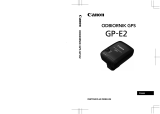 Canon GPS RECEIVER GP-E2 Instrukcja obsługi